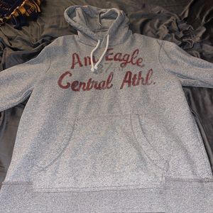 American eagle hoodie 37th central letters are fading